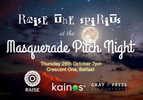 Join our Masquerade Pitch Night   🎭